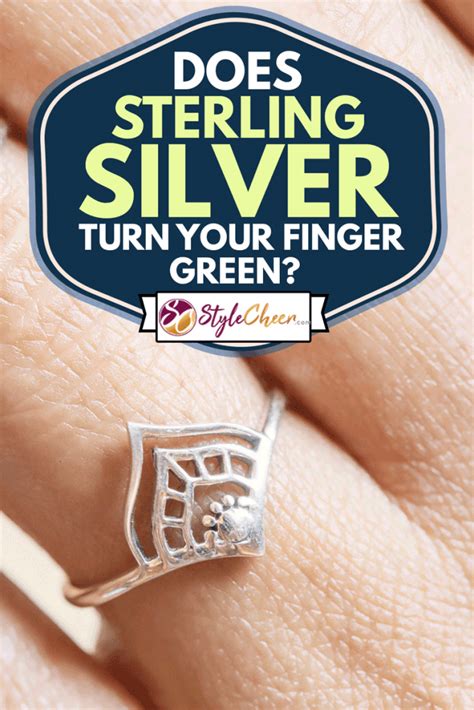 will sterling silver turn my finger green|tiffany ring turns finger green.